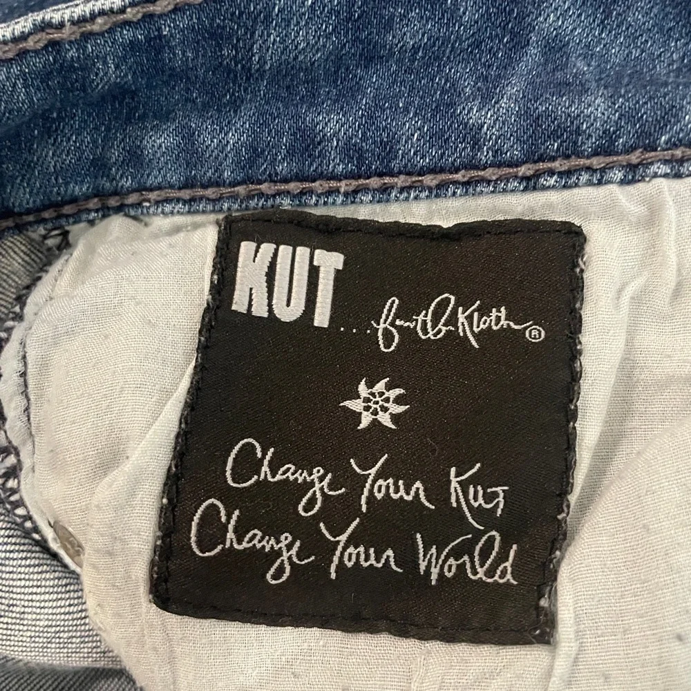 Kut from the Kloth Blue Straight Leg Jeans - Picture 3 of 16
